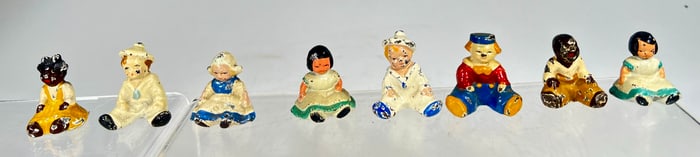 Eight Children Paperweights