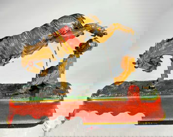 I Always Did Spise a Mule Bank - Cast Iron Bench - Version