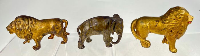 Two Lions/One Elephant Bank