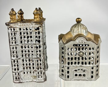 Two Silver Building Banks
