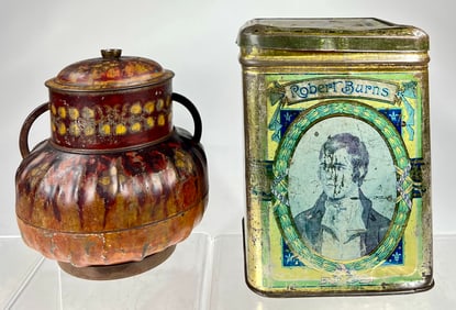 Two Biscuit Tins
