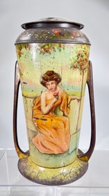 Vase Shaped Biscuit Tin