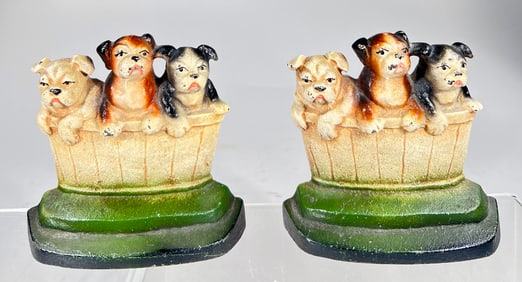 Three Pups in a Basket Bookeads