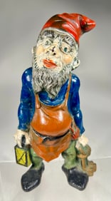 Elf with Lamp & Keys Doorstop