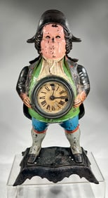 Colonial Soldier Blinking Eye Clock