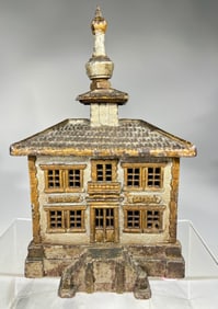 Bureaux Caisse with Tall Finial/Cast Iron