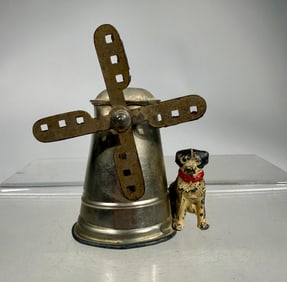Spelter Spaniel by Windmill