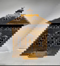 State Bank - Second Largest - Straight Letters - Solid Door