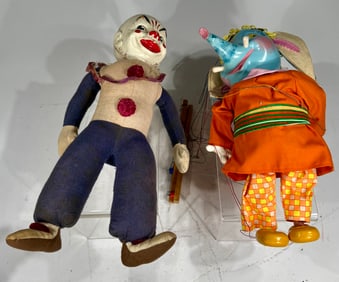 Elephant Puppet/Clown Doll