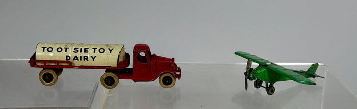 Tootsie Toy Diary and Airplane