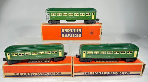 Lionel Postwar Passenger Cars #6440 (2) and #6441