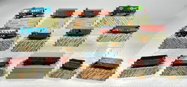 Triz Express Freight Cars (12) and One Passenger Coach (13 total)