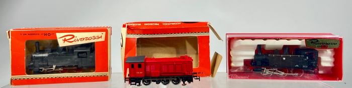 Three Rivarossi Engines #s 257, 835/R and 1117