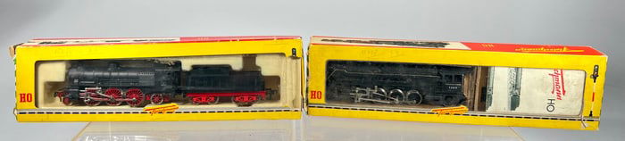Two “HO" Steam Engines with Tender #’s 1367 and 1368