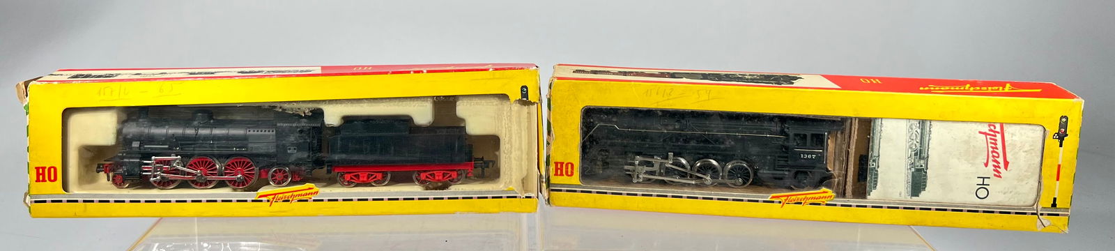 Two “HO" Steam Engines with Tender #’s 1367 and 1368 (1 of 2)