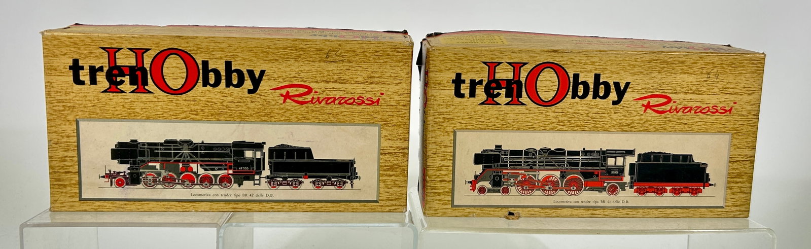 Steam Engine and Tender Kits #’s 1131 and 11335: Made by Rivarossi - Italian 1960’s - Boxes are 9 ½”L x 4 ¾”T x 2”D
