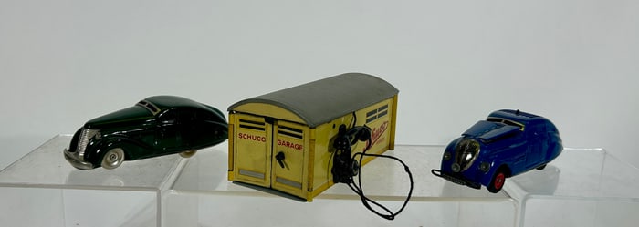 Schuco Cars (2) / Garages - Cars #1010 and #2000