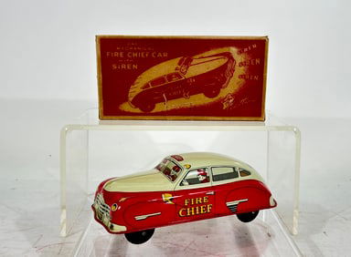 Windup Fire Chief Car