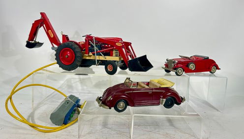 Three Tin Vehicles