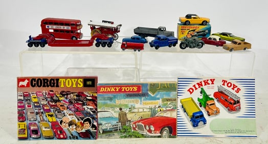 Assorted Diecast Autos/Trucks - Dinky/Lesney/etc.