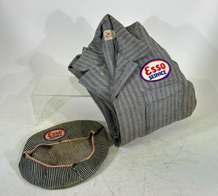 Esso Service Station Overalls with Hat