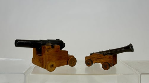Two Cannon Models - One Can Fire