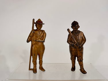 Baseball Player / Boyscout Cast Iron Stil Banks