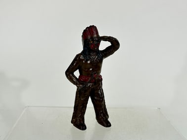 Native American Cast Iron Bank