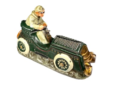 Early Race Car Spelter Bank