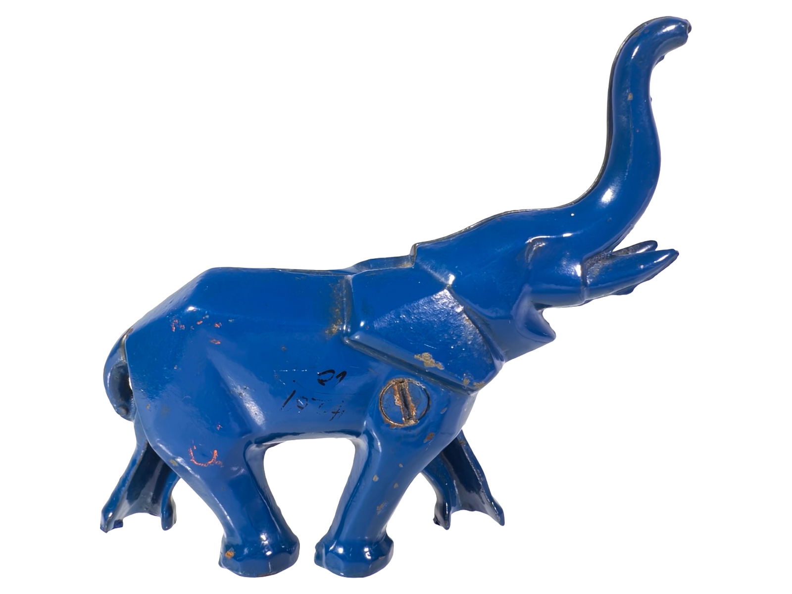 Royal Blue Art Deco Elephant (1 of 4)