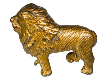 Rare Quilted Lion Bank