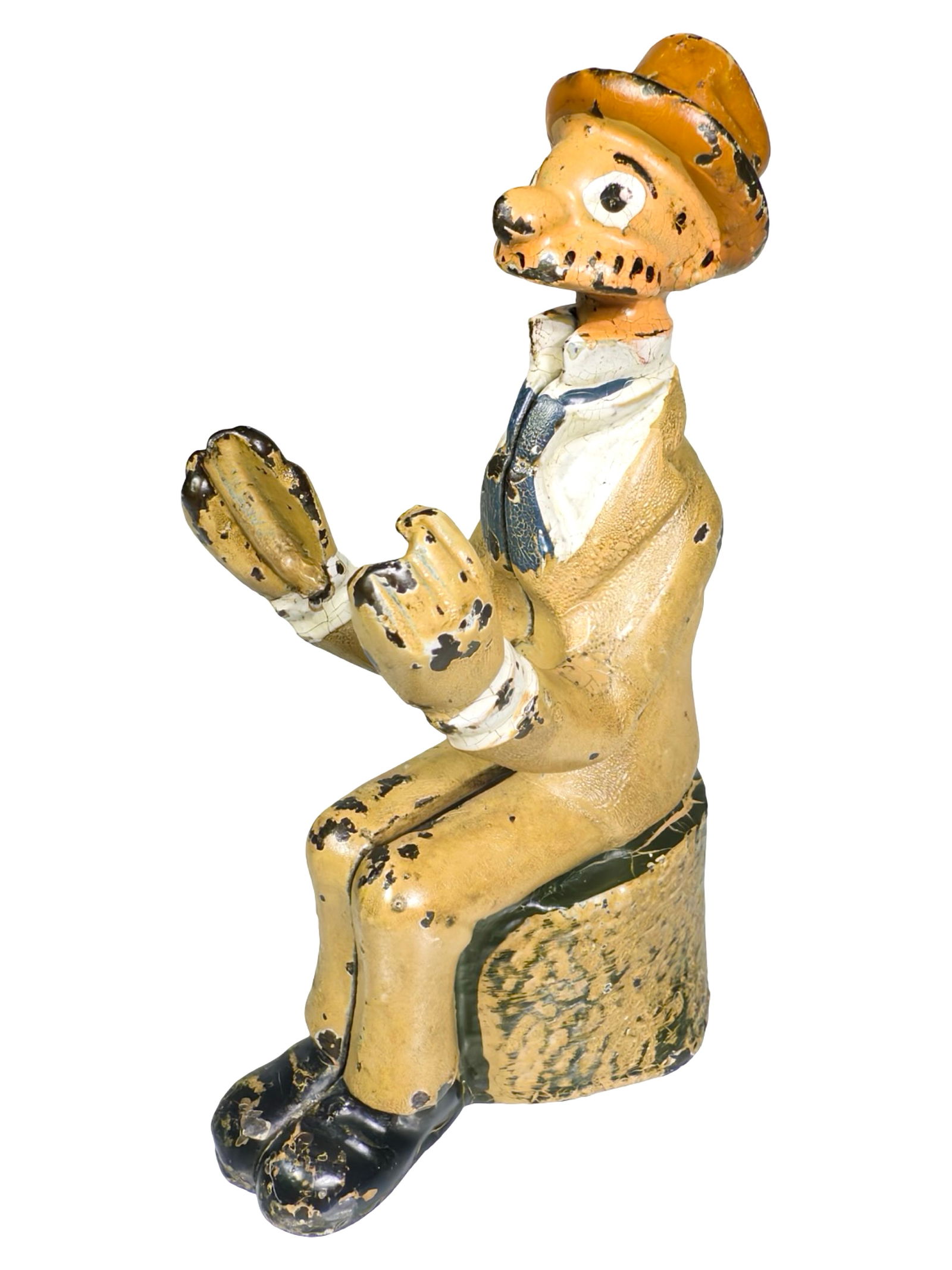 Seated Andy Gump Cast Iron Bank (1 of 4)