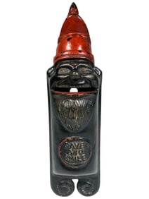 Save and Smile Santa Cast Iron Bank