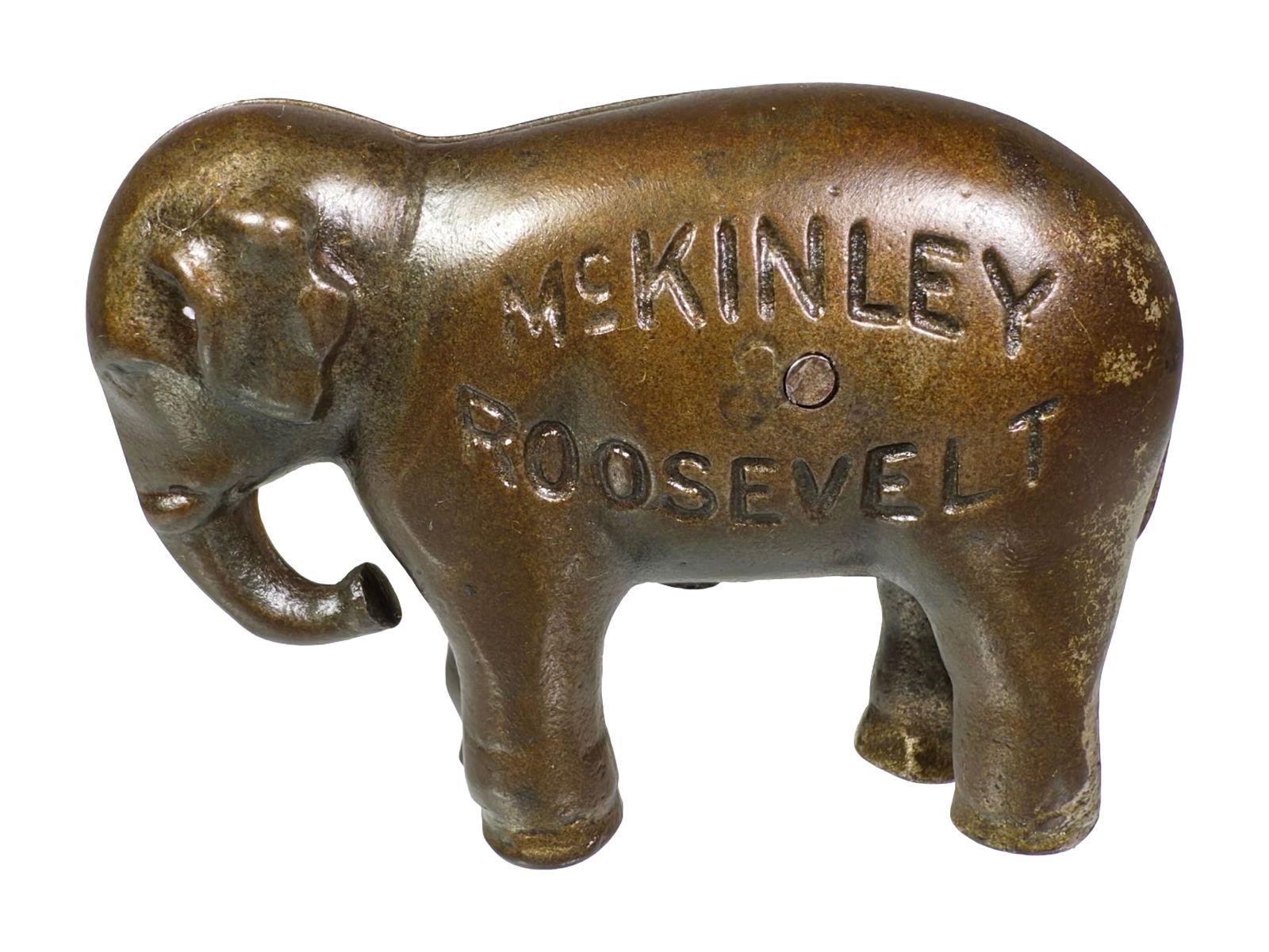 McKinley - Roosevelt Elephant Still Bank (1 of 2)