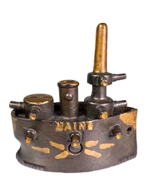 Small USS Maine Battleship Bank