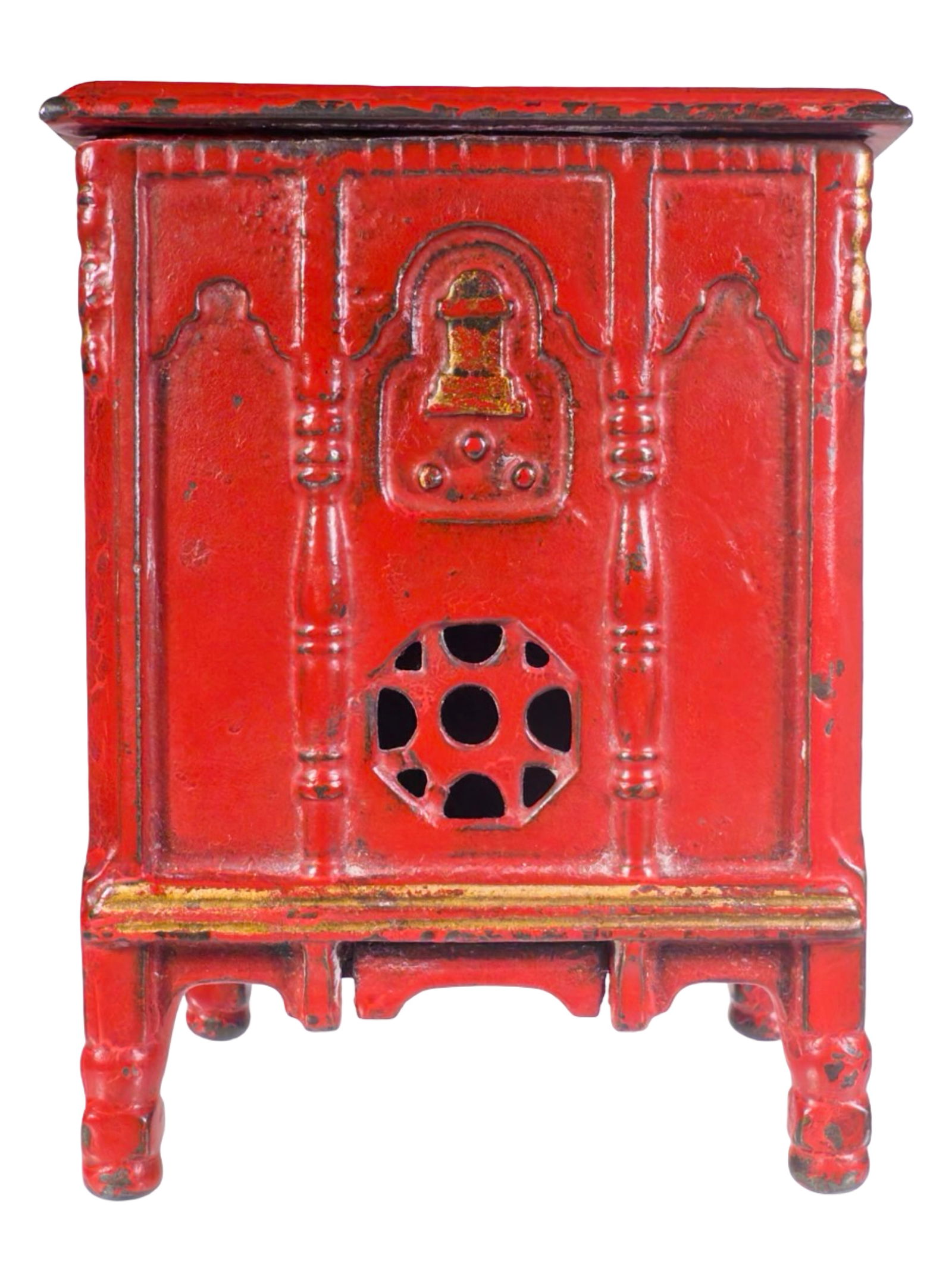 Templetone Radio Bank: Made by Kenton Hardware Co. Kenton, Ohio - 1930 - 4 3/8" Tall.