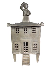 Unusual Building with Tall Steps