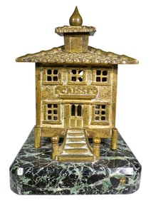 Caisse Bank on Marble Base