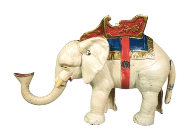 Trick Elephant  - Cast Iron Mechanical Bank