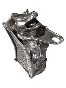 Pig in High Chair - Cast Iron Mechanical Bank