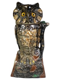 Owl Turns Head - Cast Iron Mechanical Bank