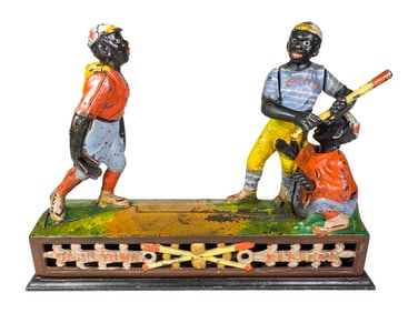 Darktown Battery - Cast Iron Mechanical Bank