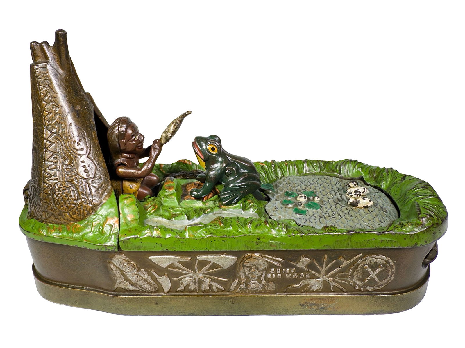 Chief Big Moon - Cast Iron Mechanical Bank (1 of 9)