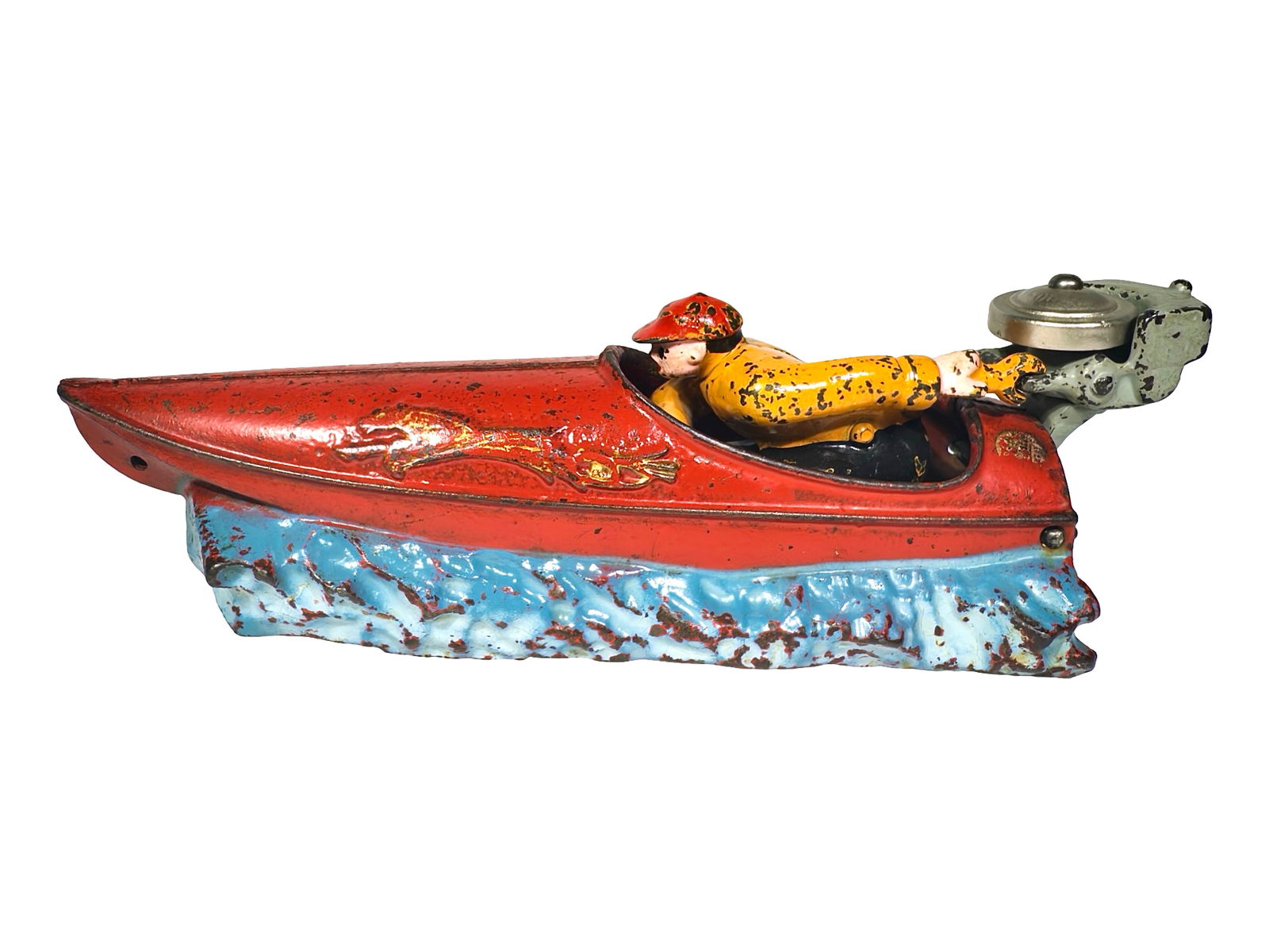 Static Speed Boat - Cast Iron Toy (1 of 10)
