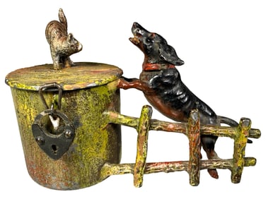 Rare Dog Barking at a Kitten - Spelter Bank
