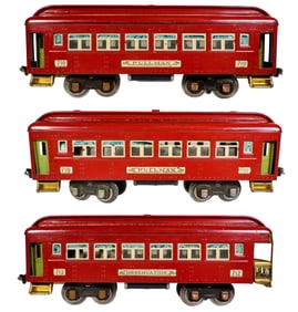 Lionel #710, 711 and 721 Passenger Cars
