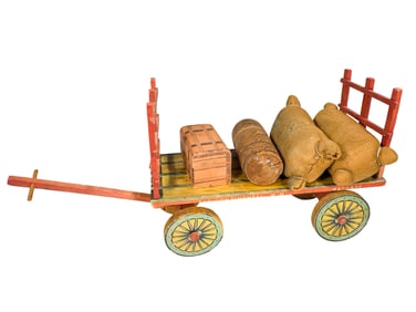 Paper Litho Railway Baggage Cart