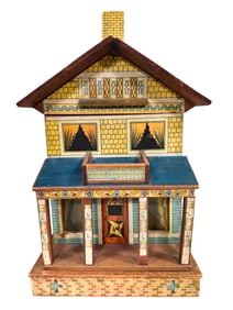 Paper Lithographed Dollhouse