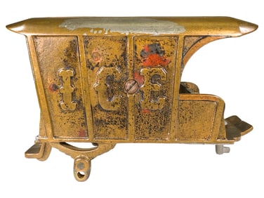 Ice Wagon Back End Assembled Brass Pattern