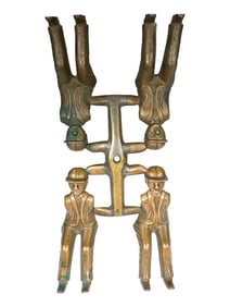 Dog Cart Driver Front Halves Attached to Their Pattern Tree